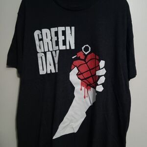 Green Day Black Graphic T-Shirt